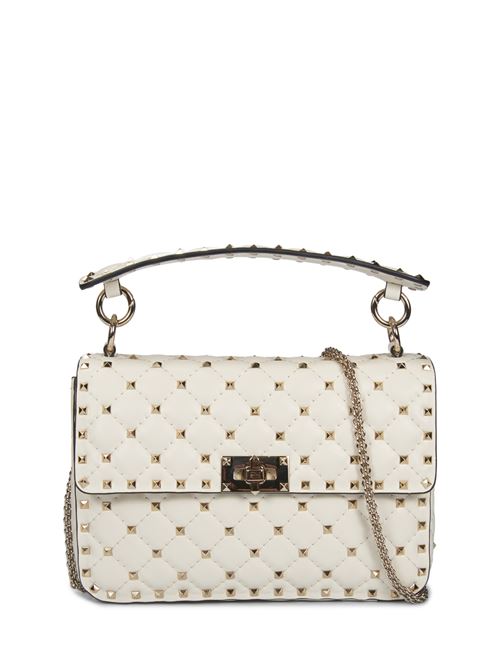 BORSA MEDIA ROCKSTUD SPIKE IN NAPPA VALENTINO GARAVANI | 4W0B0122NAPI16